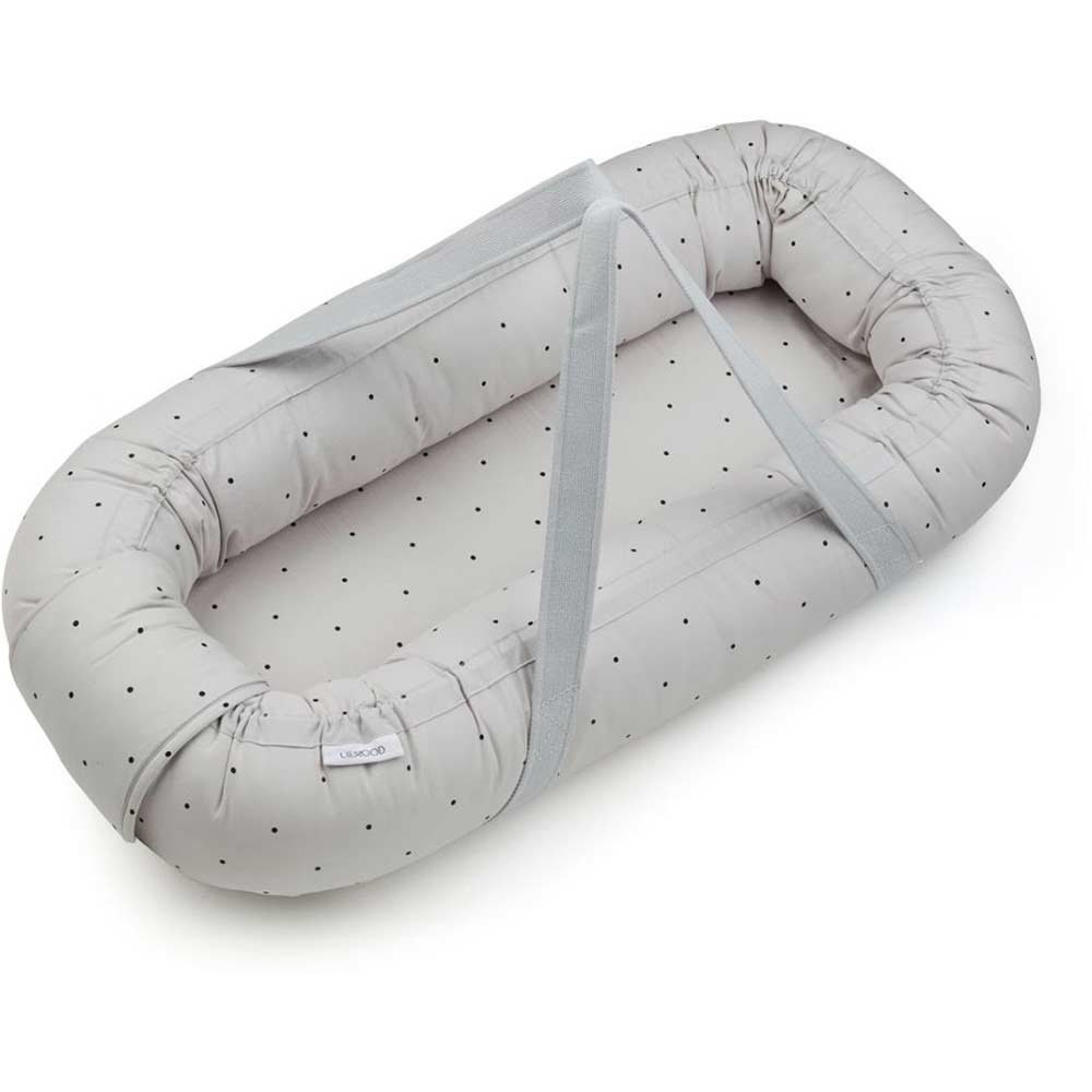 Liewood Gro babynest Classic dot dumbo grey