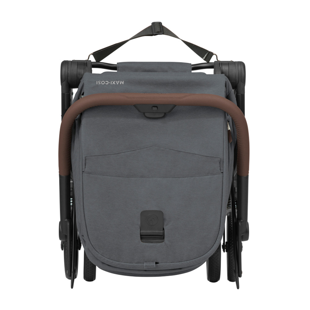 Maxi-Cosi Leona 2 twillic graphite (svart ram/brunt läder)