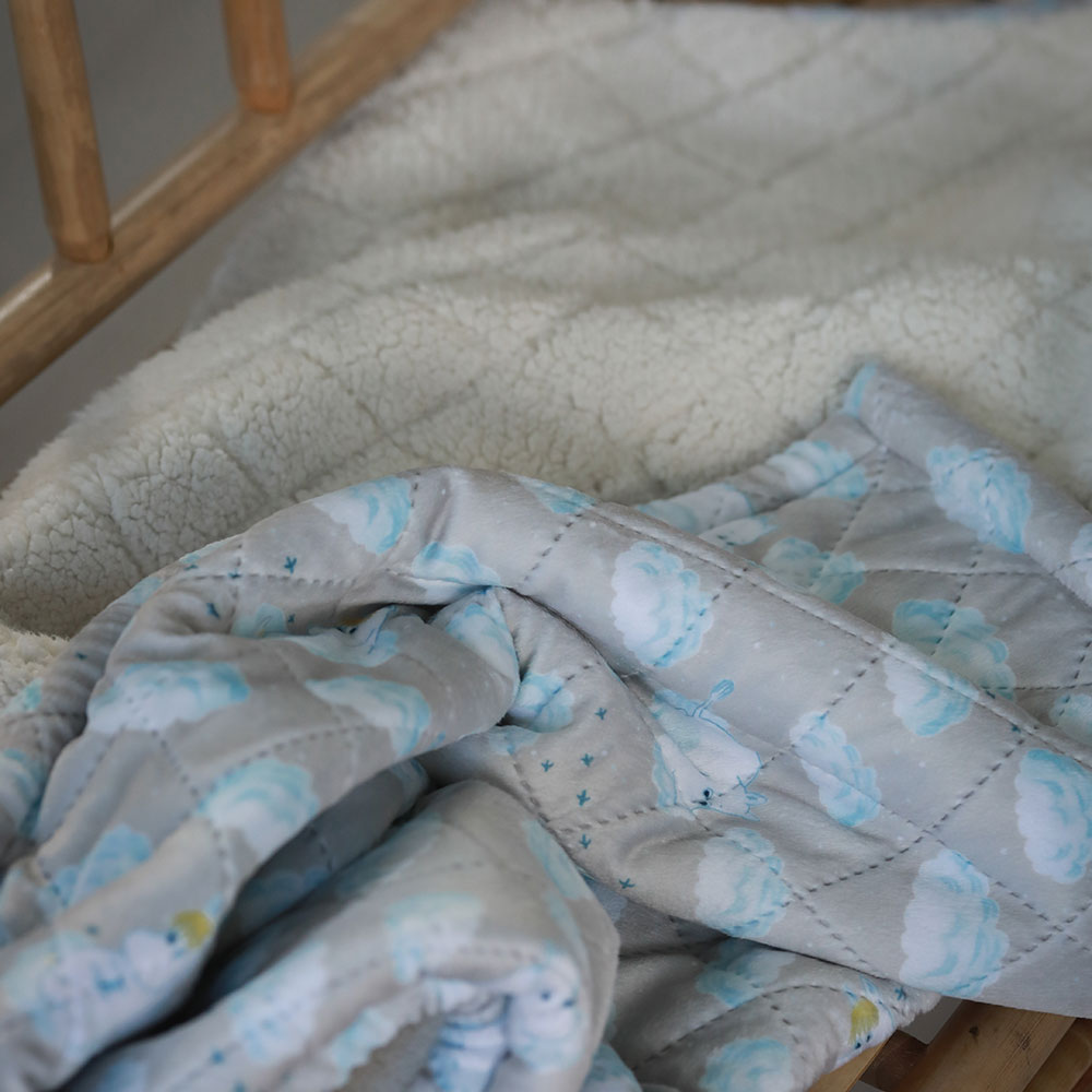 Rätt Start filt Quiltad Mumin Festligheter