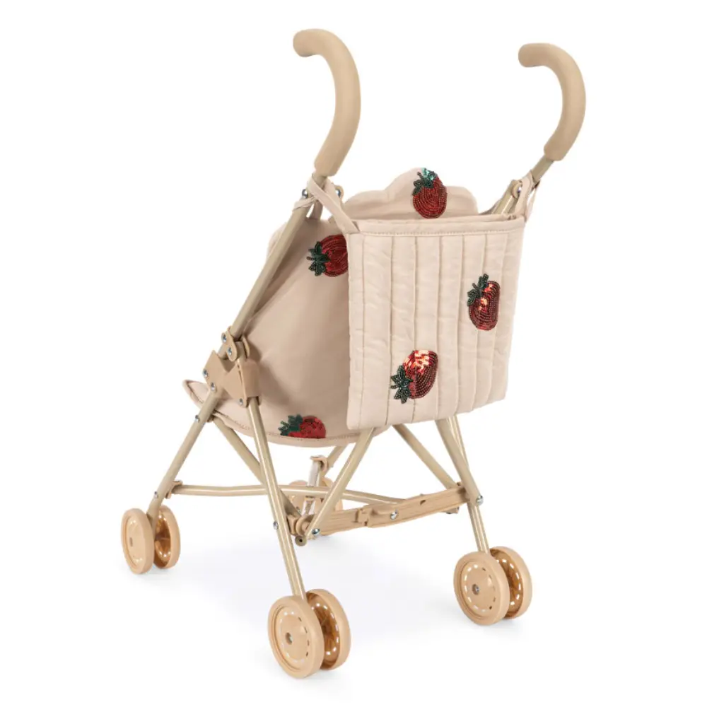 Konges Slöjd Dockvagn i Tyll Strawberry