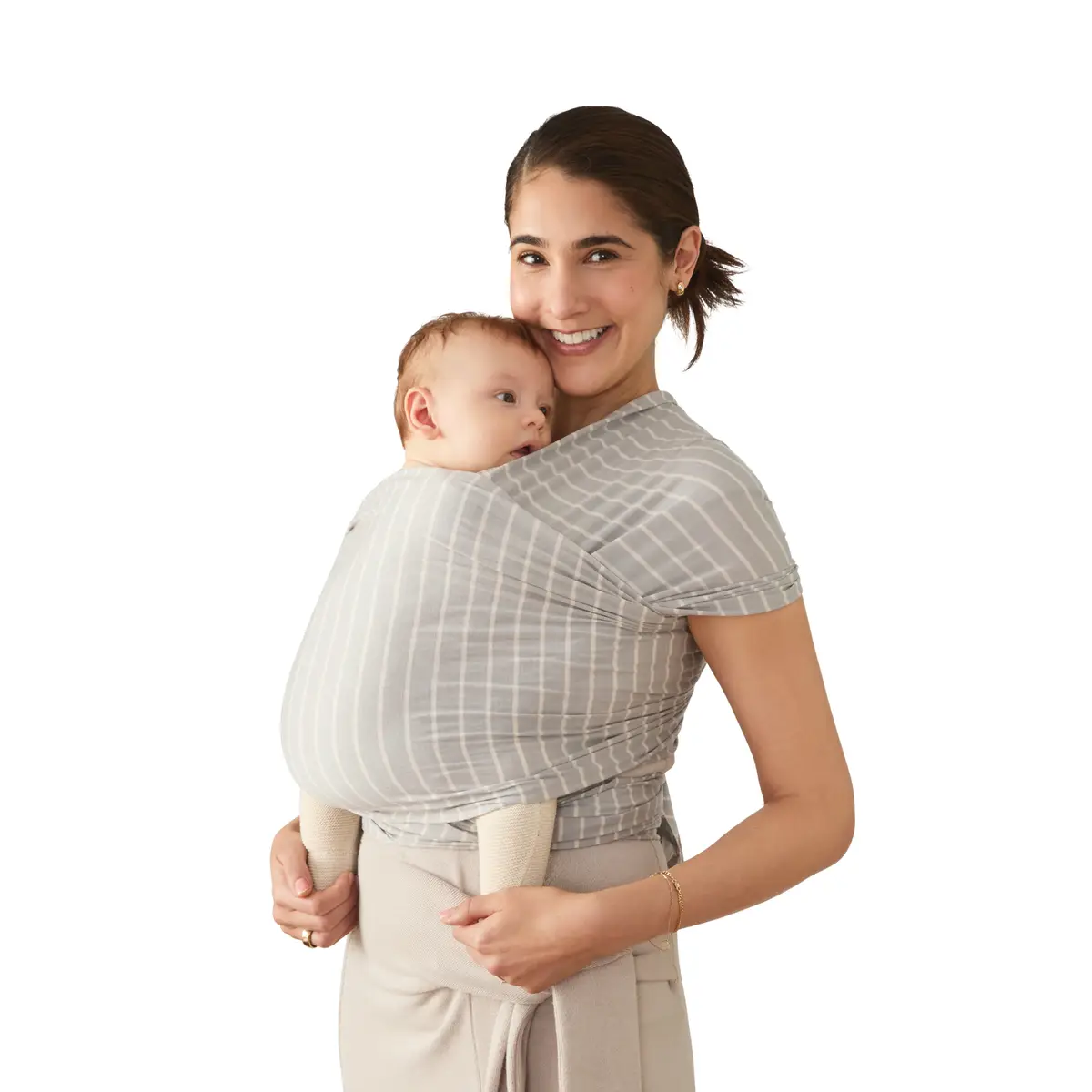 Ergobaby Aura Wrap bärsjal Grey Stripes