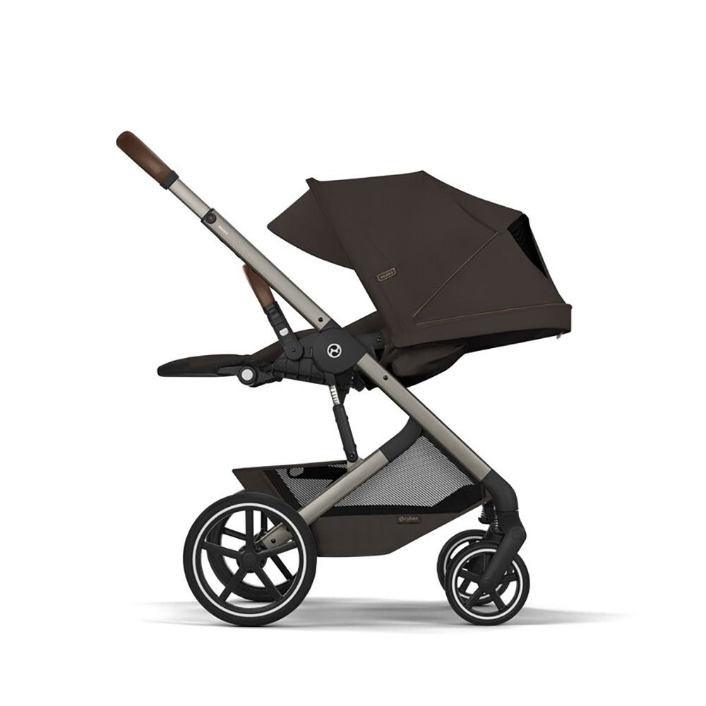 Cybex Balios s lux tpe incl. hopfällbar liggdel chocolate brown