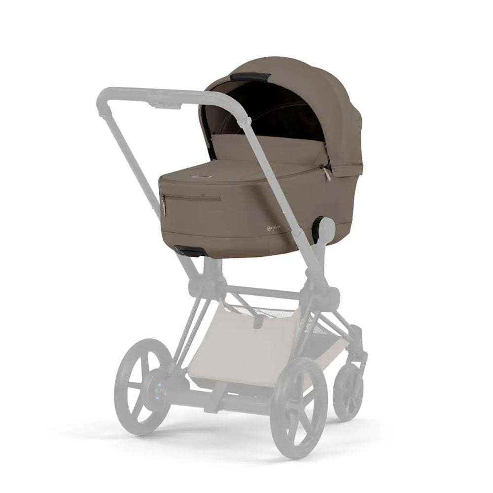 Cybex ePriam Barnvagn Matt Black/Coconut Brown