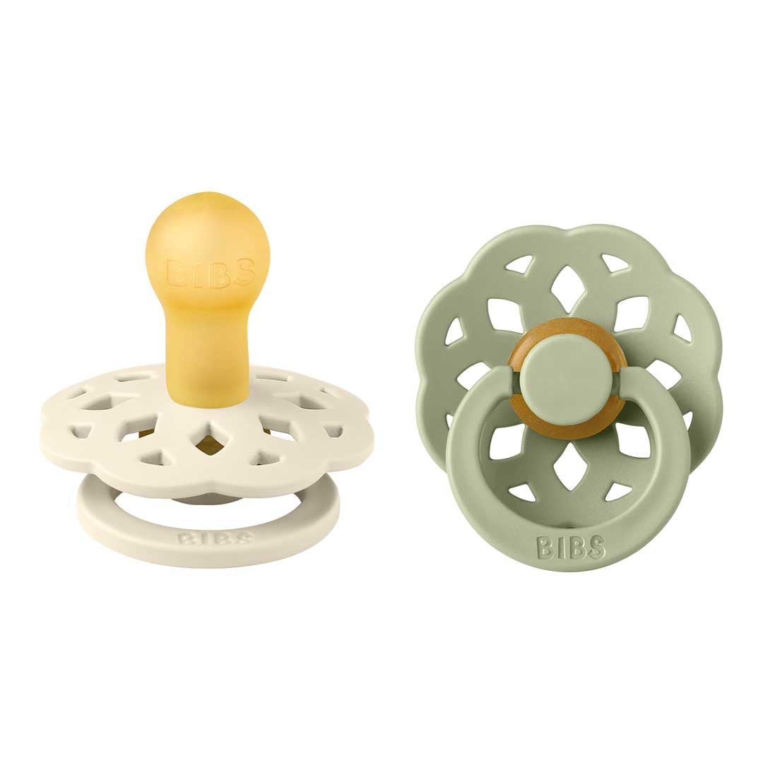 BIBS napp Boheme 2-pack 0-6m Ivory/Sage