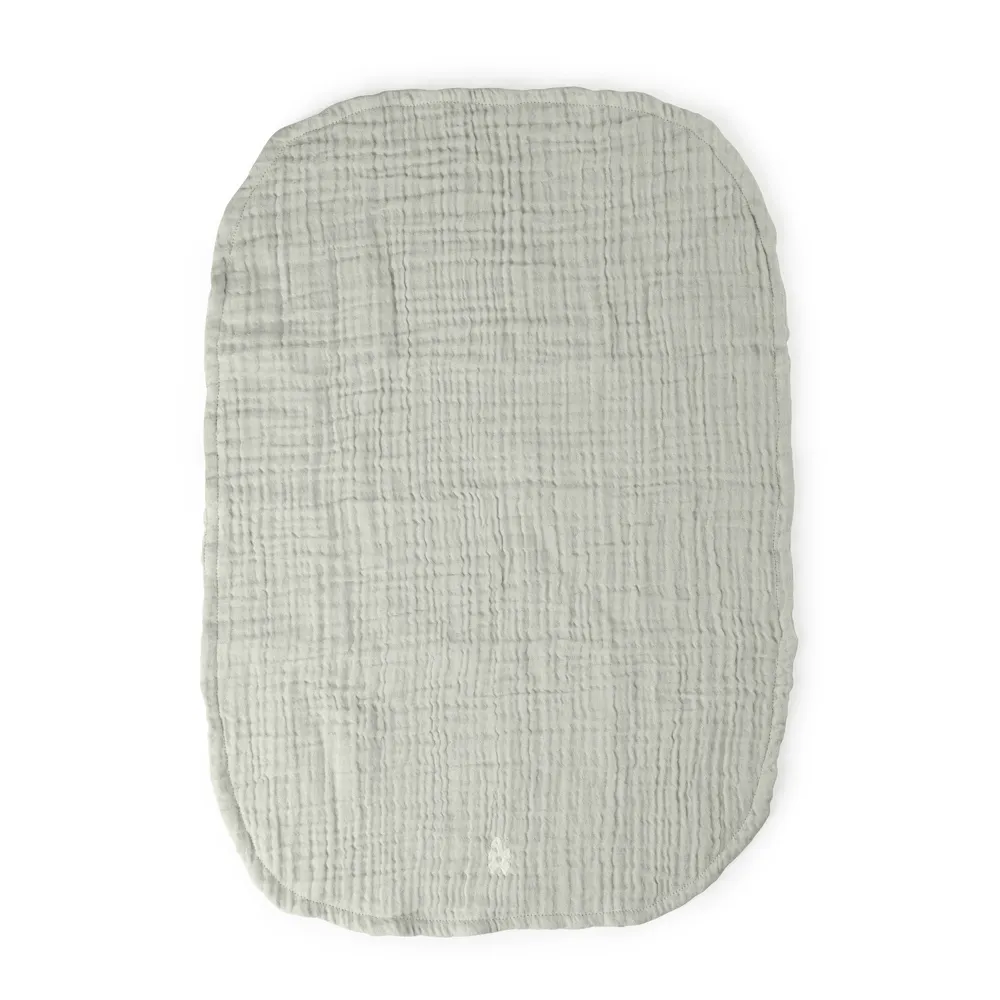 Sebra Skötbäddsunderlägg 2-pack muslin green
