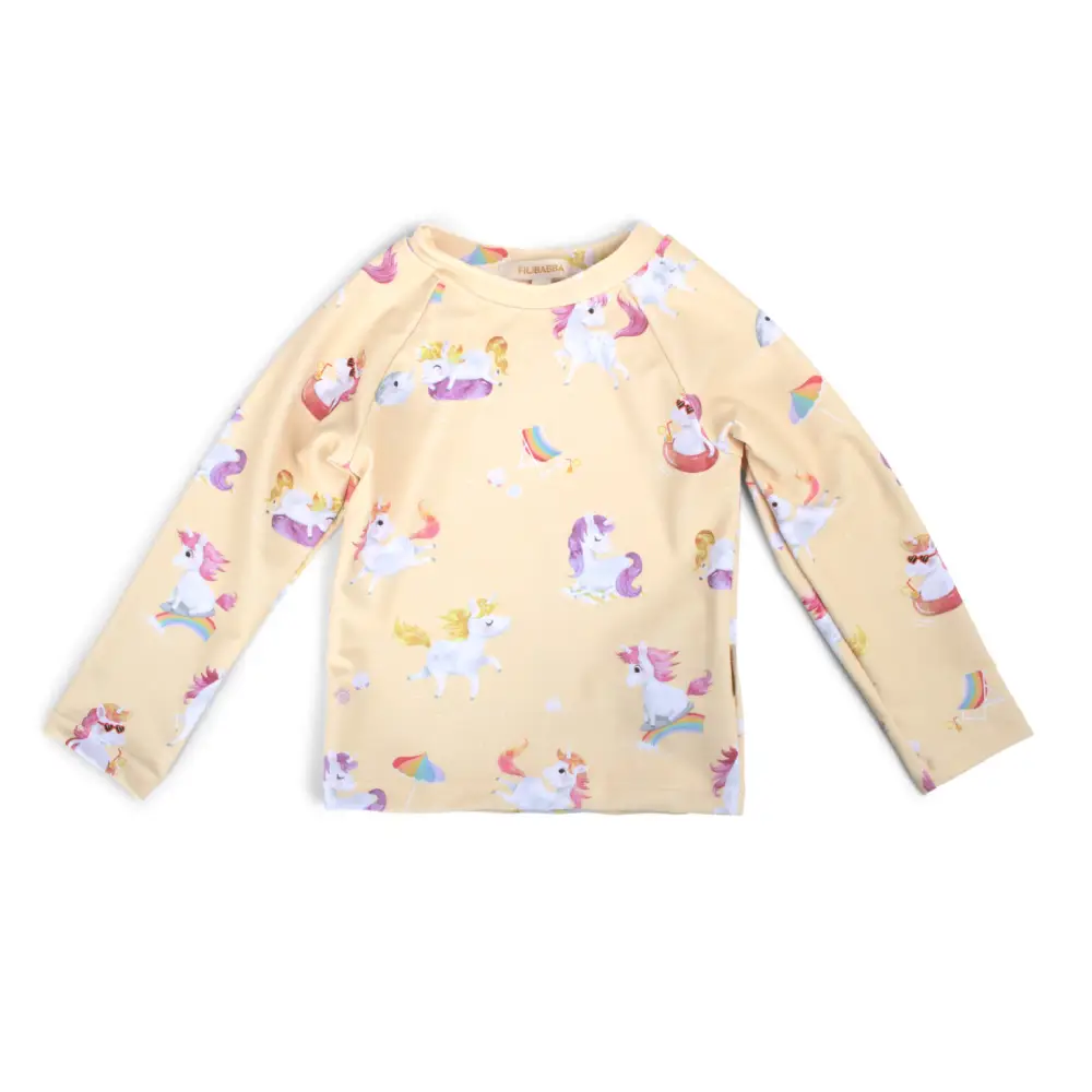 Filibabba nor – Uv-tröja långärmad 1-2 år – unicorn shores