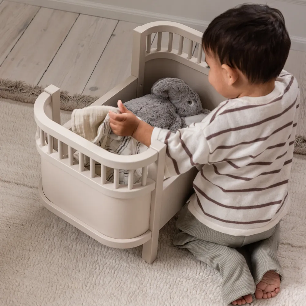 Sebra Docksäng med madrass Birchbark rose