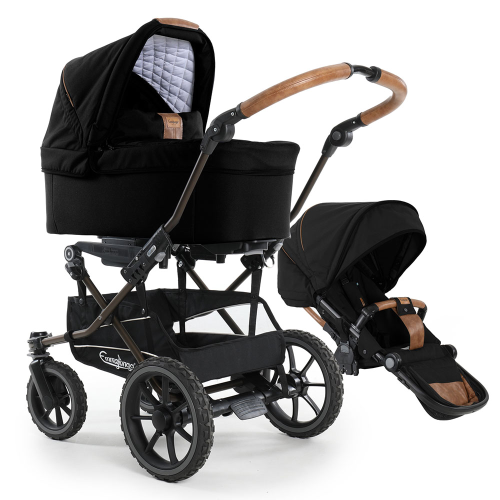 Köp Emmaljunga Alu S barnvagn Outdoor Black Pyret & Snäckan