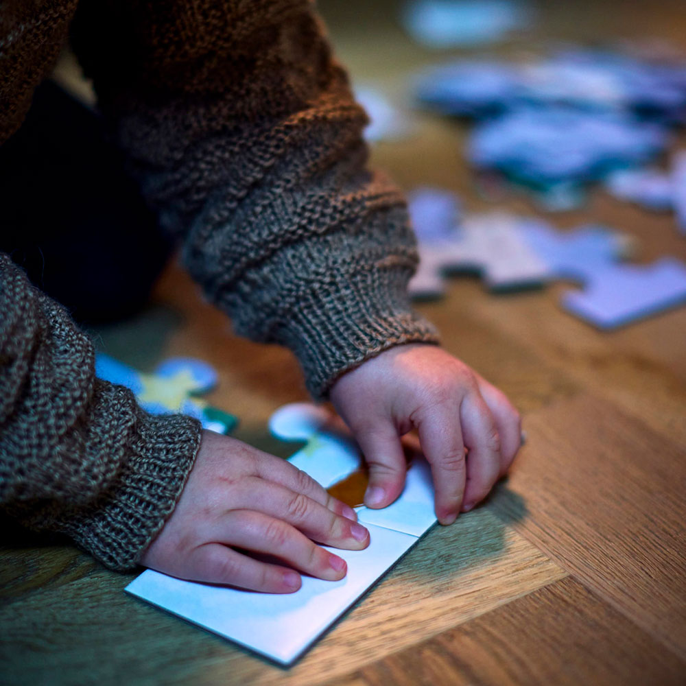 Filibabba 30-bitars pussel (45x45 cm) Wonderful Winter Forest friends