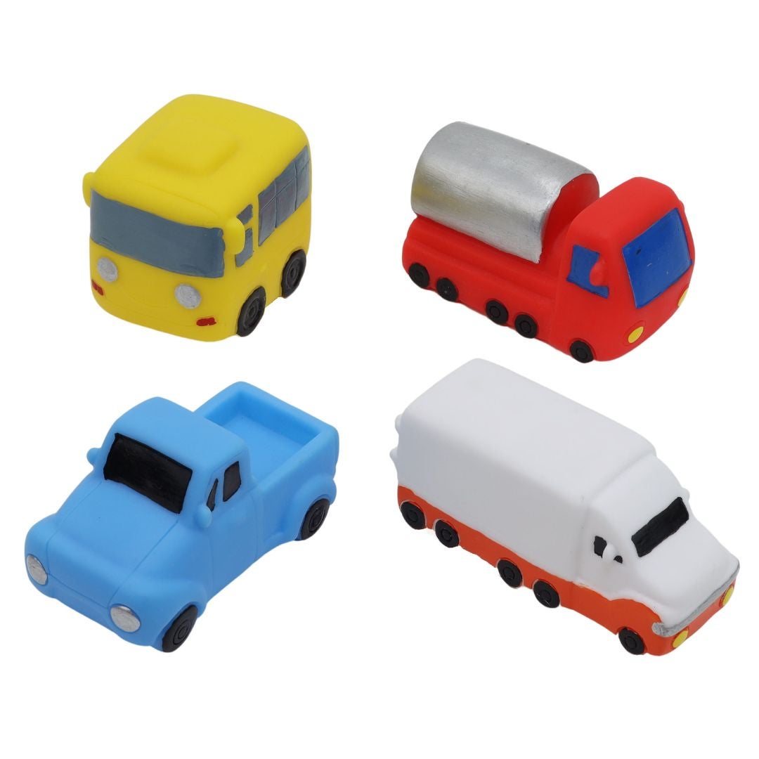 Rätt Start Badleksak Bilar 4-pack