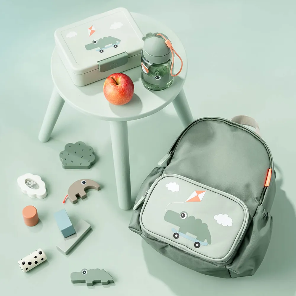 Done by Deer Kids ryggsäck Playground grön 7,5 L