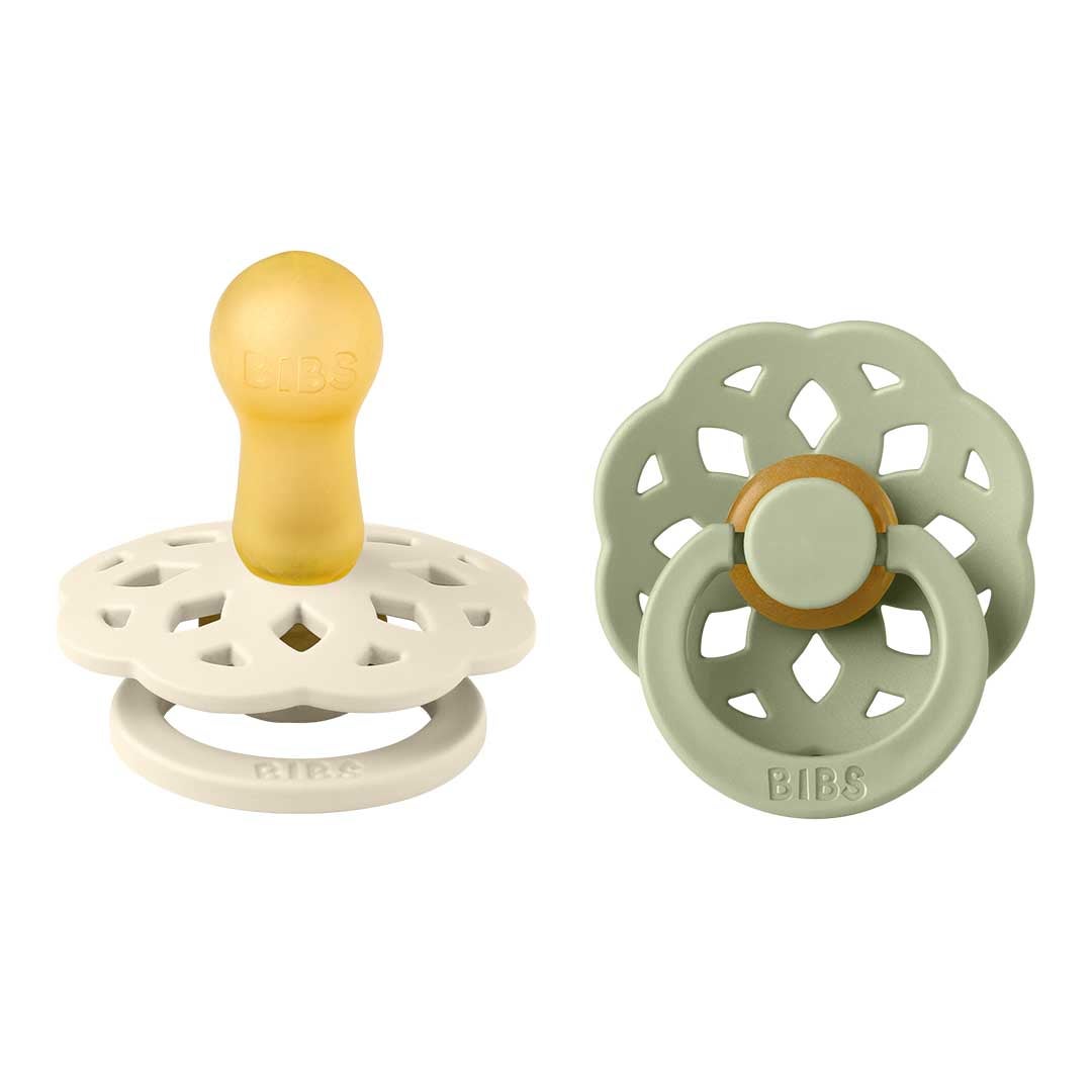 BIBS napp Boheme 2-pack 6-18m Ivory/Sage