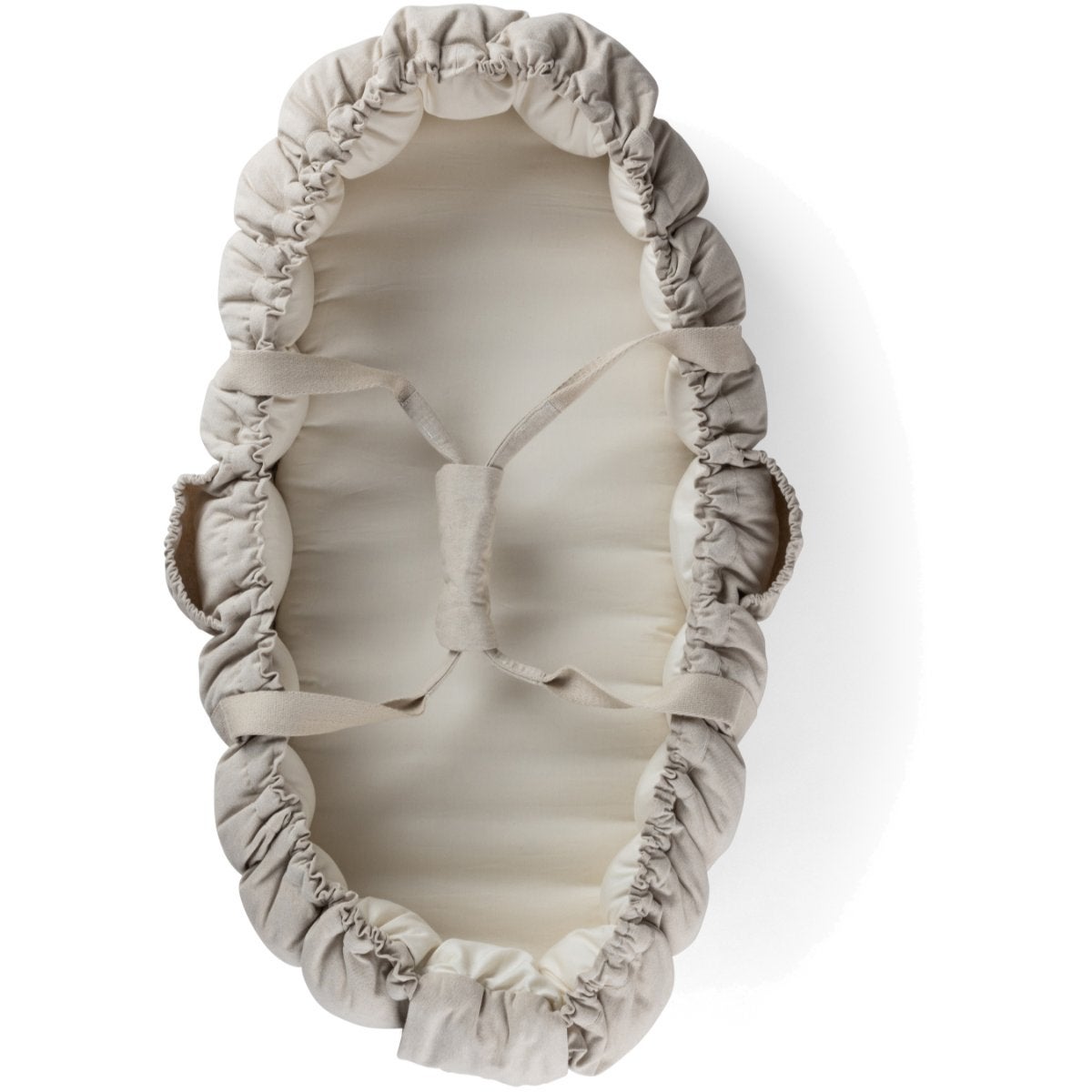 Sebra Babynest 3-i-1 med huv morning beige melange