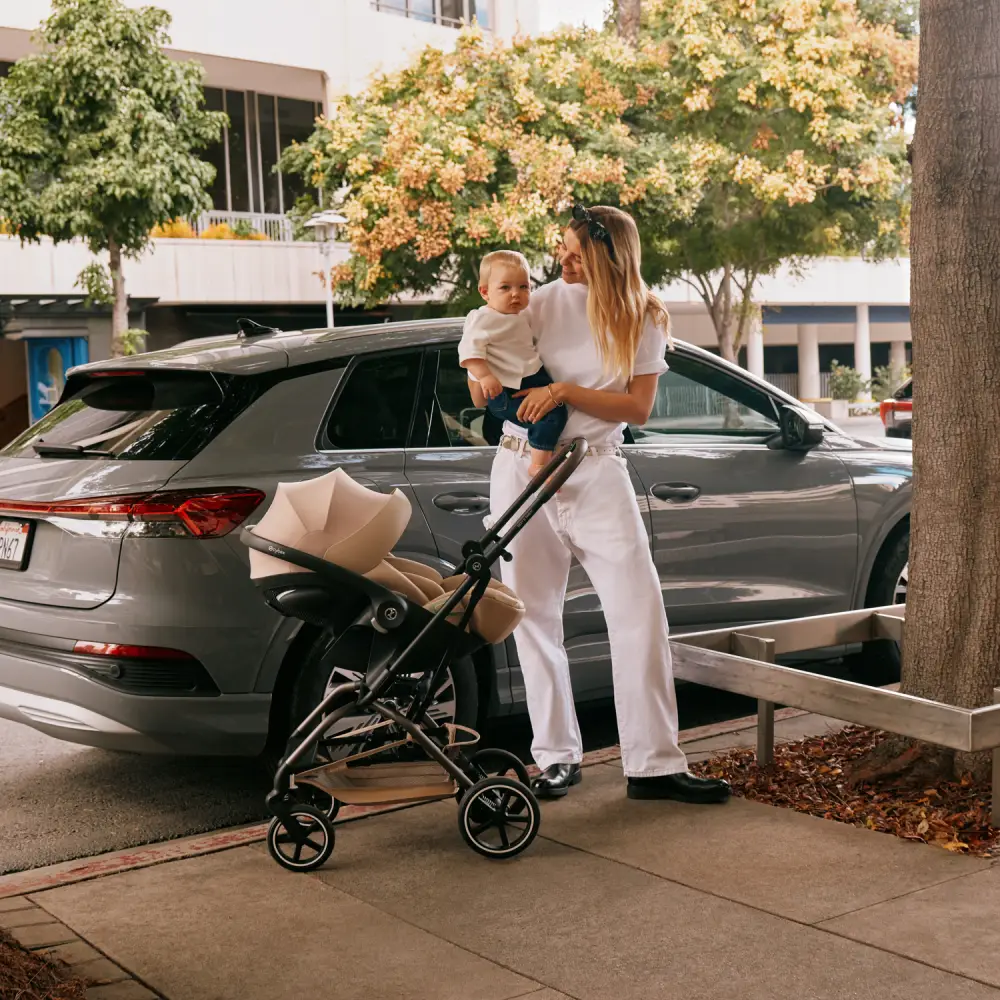 Cybex EEZY S TWIST Barnvagn + 2 TPE Almond Beige