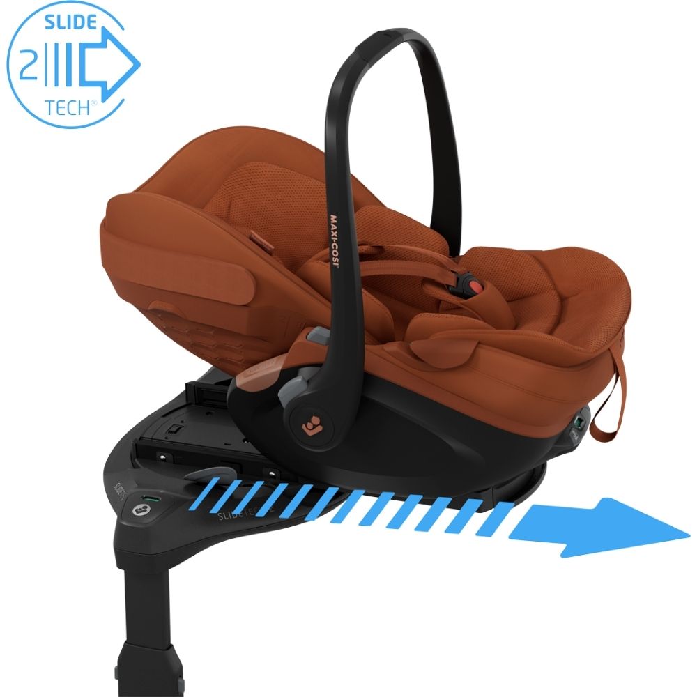 Maxi-Cosi Pebble Slide Pro Babyskydd Copper Terra