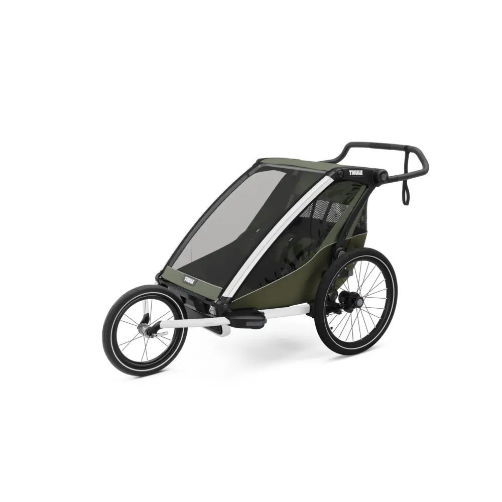 Thule Chariot Lite double Cykelvagn Vintage Green