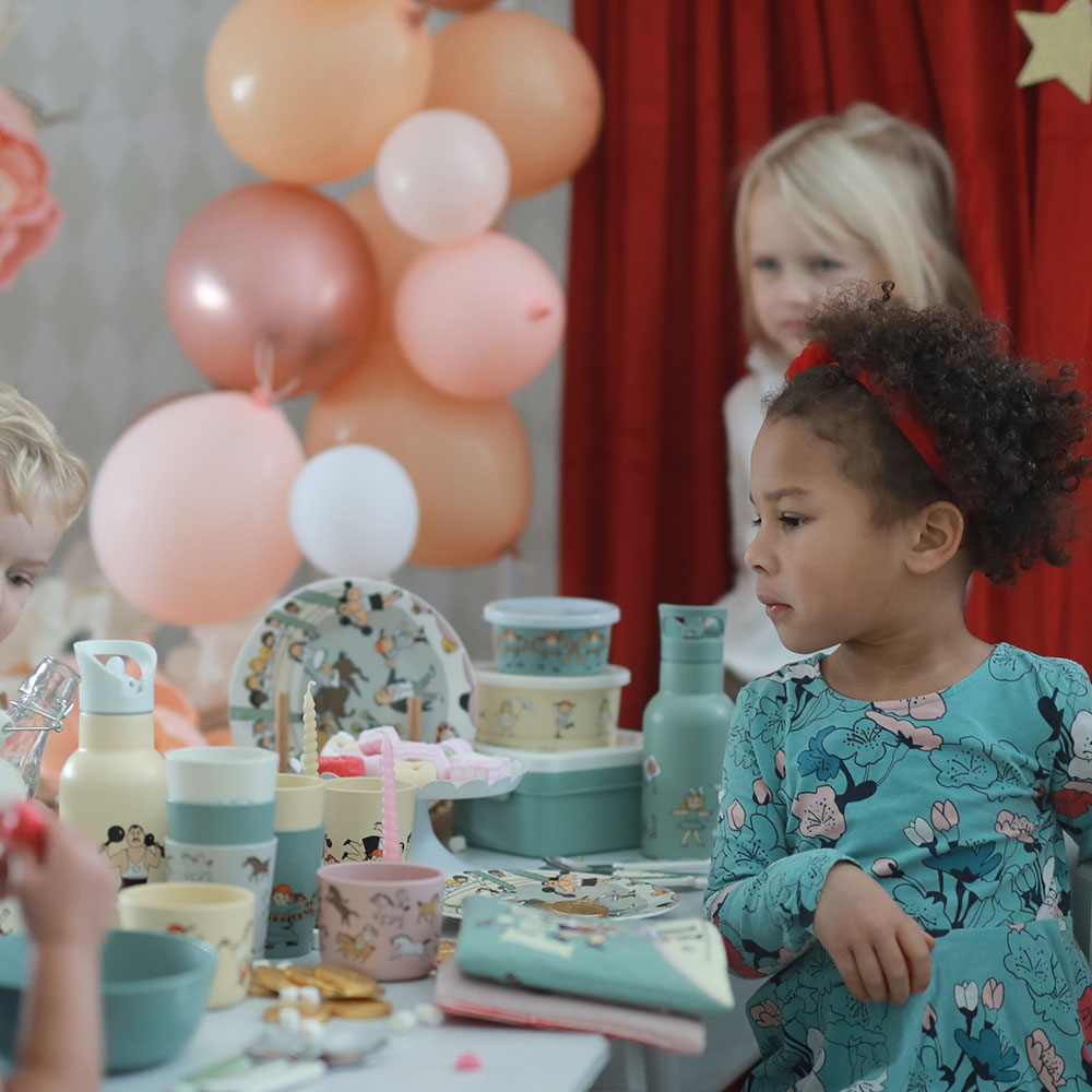 Rätt Start Pippi Cirkus Mugg med handtag rosa