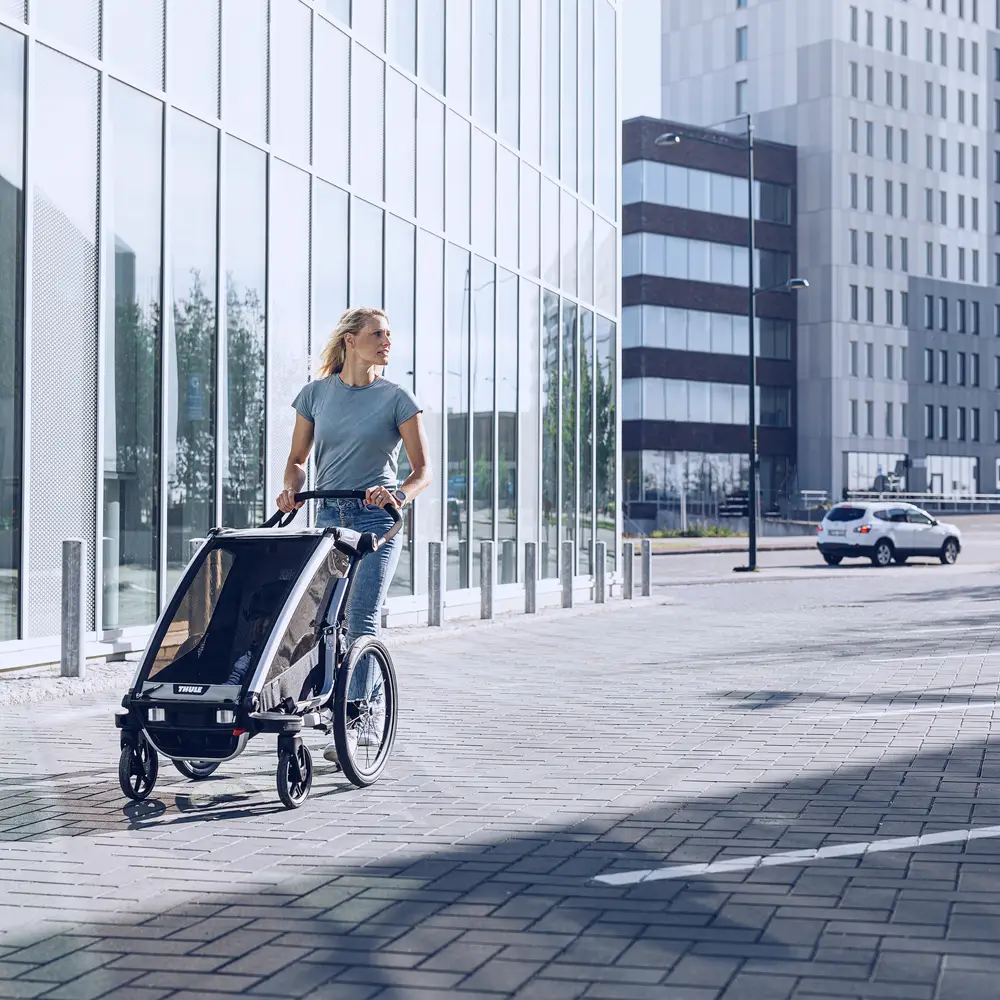 Thule Chariot Lite single Cykelvagn Vintage Green