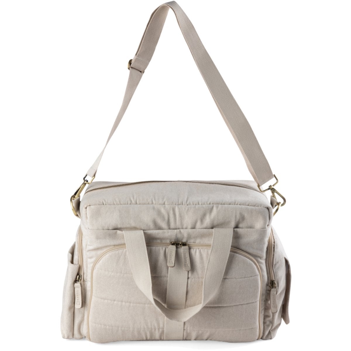 Sebra On-the-go skötväska morning beige melange
