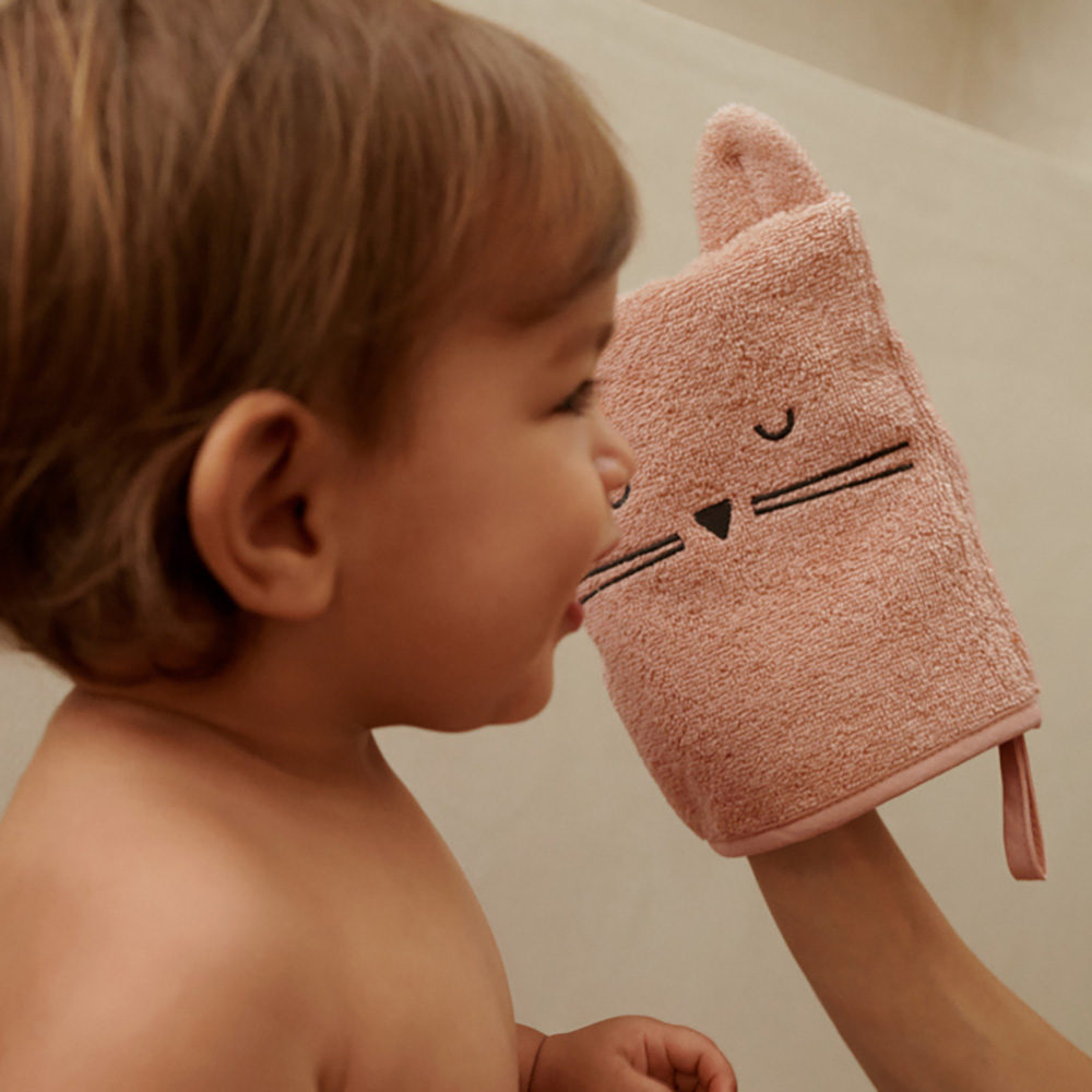 Liewood Sylvester Classic tvättlapp 3-Pack Dove blue mix