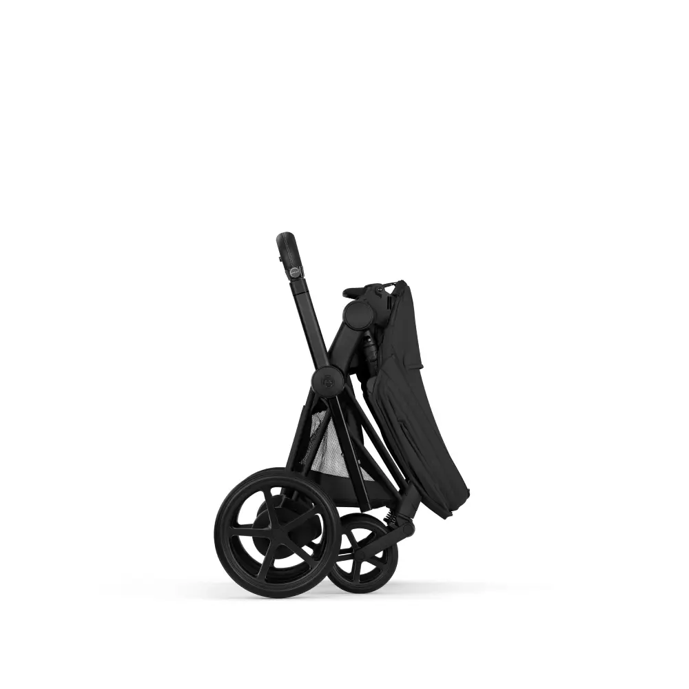 Cybex ePriam Barnvagn Matt Black/Sepia Black