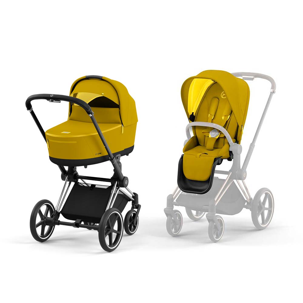 Cybex ePriam barnvagn 2022 Mustard Yellow