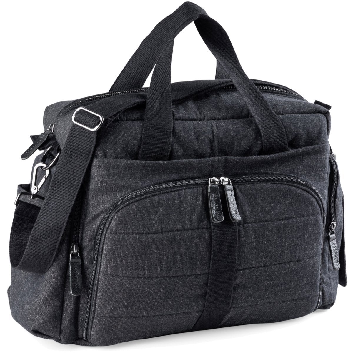 Sebra On-the-go skötväska dark grey melange