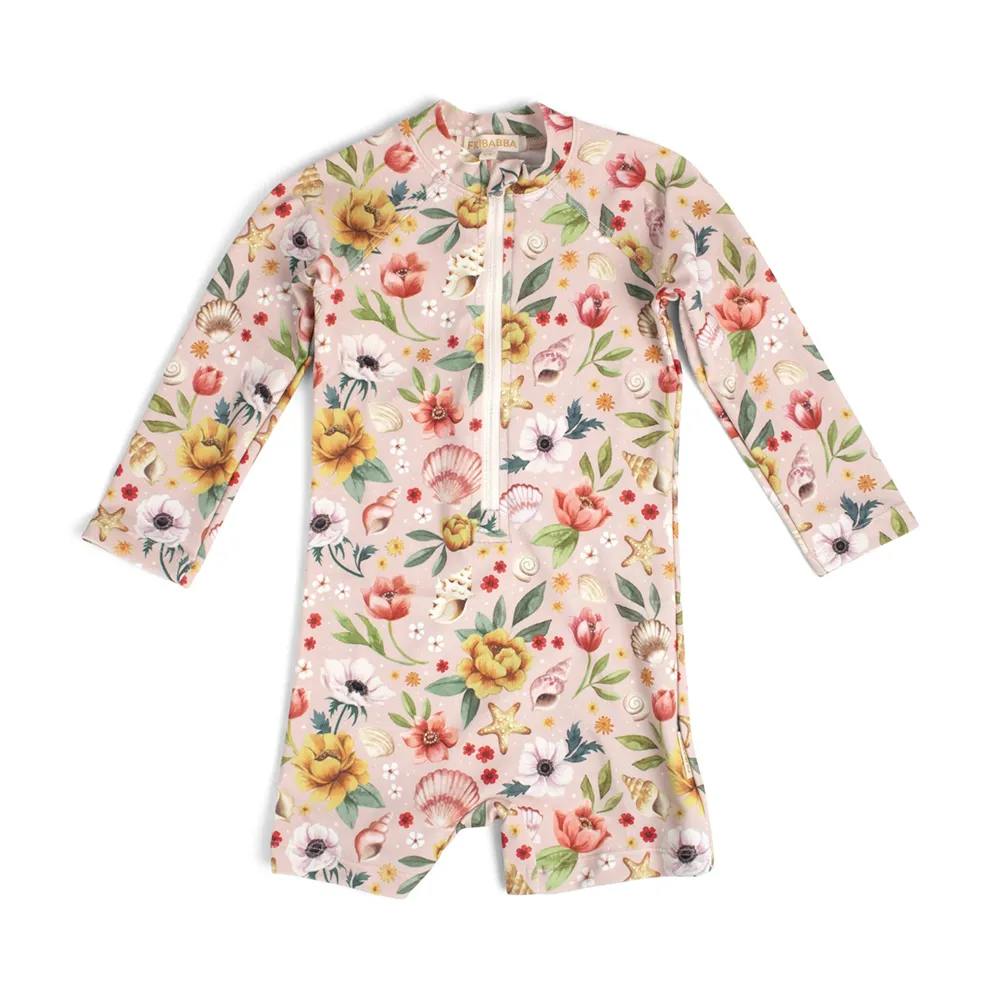 Filibabba Villads UV-dräkt 1-2 år – Ocean Blossom