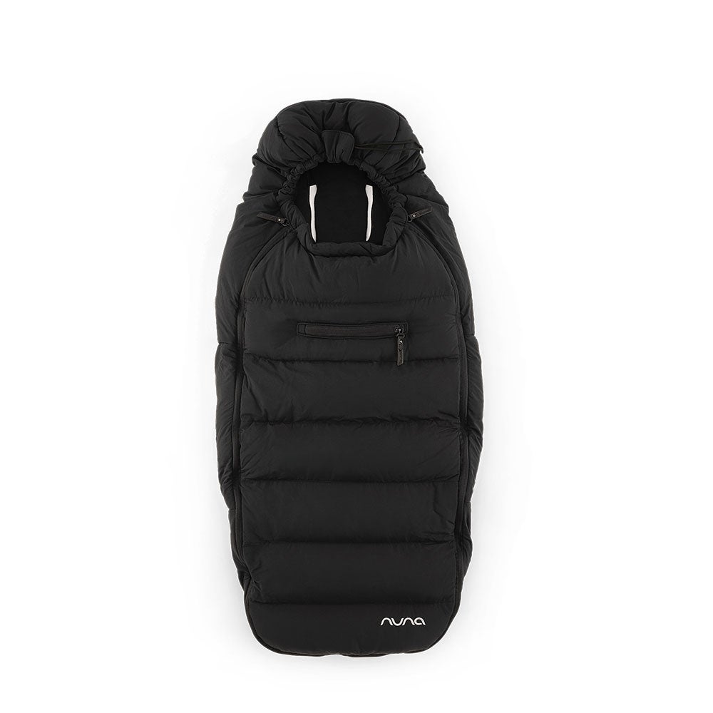 Nuna winter set åkpåse merino ull & handskar Caviar