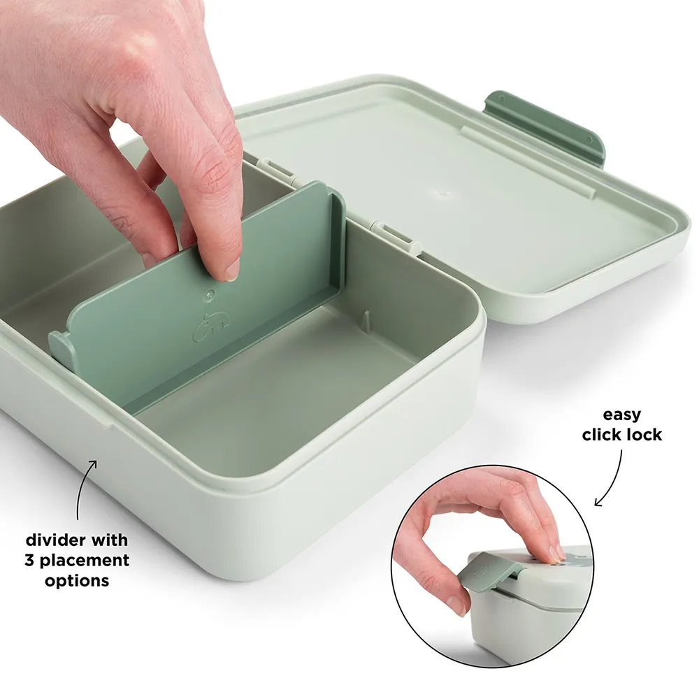 Done by Deer matlåda med avdelare Playground Green