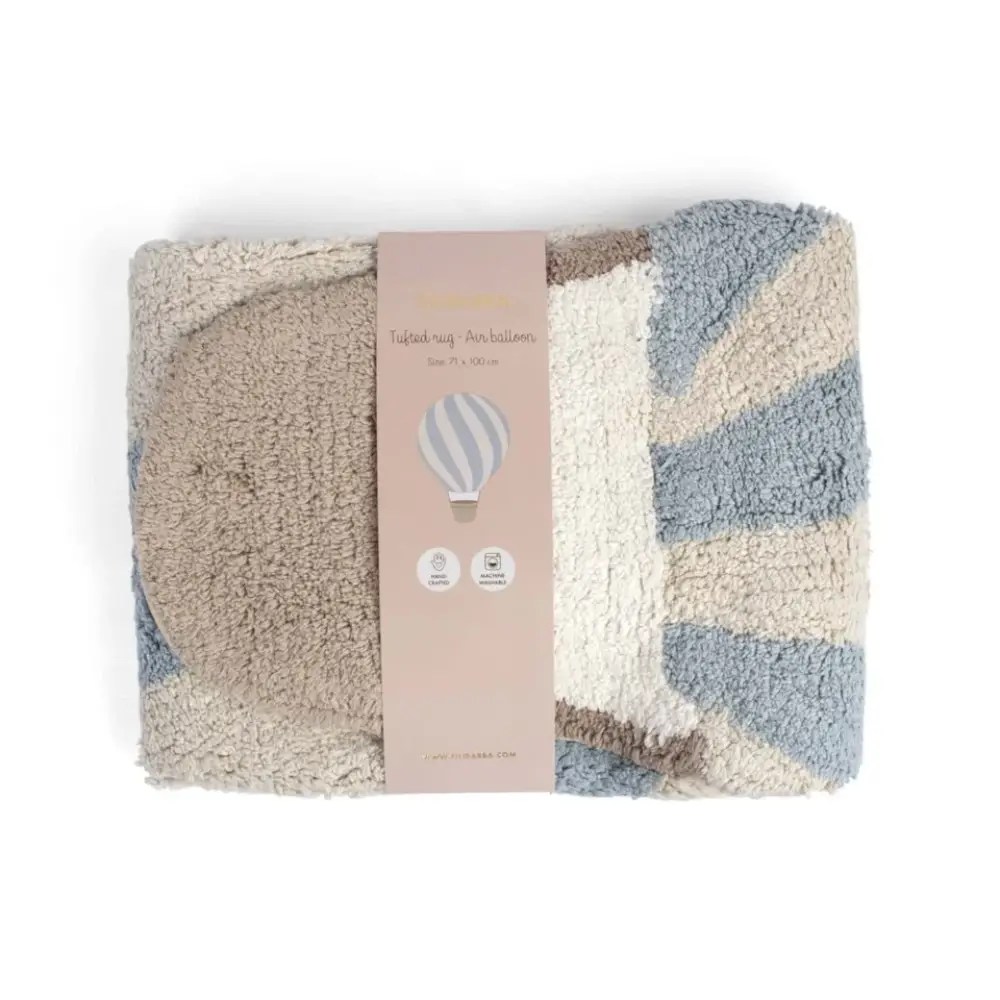 Filibabba Luftballong Barnmatta Pearl Blue