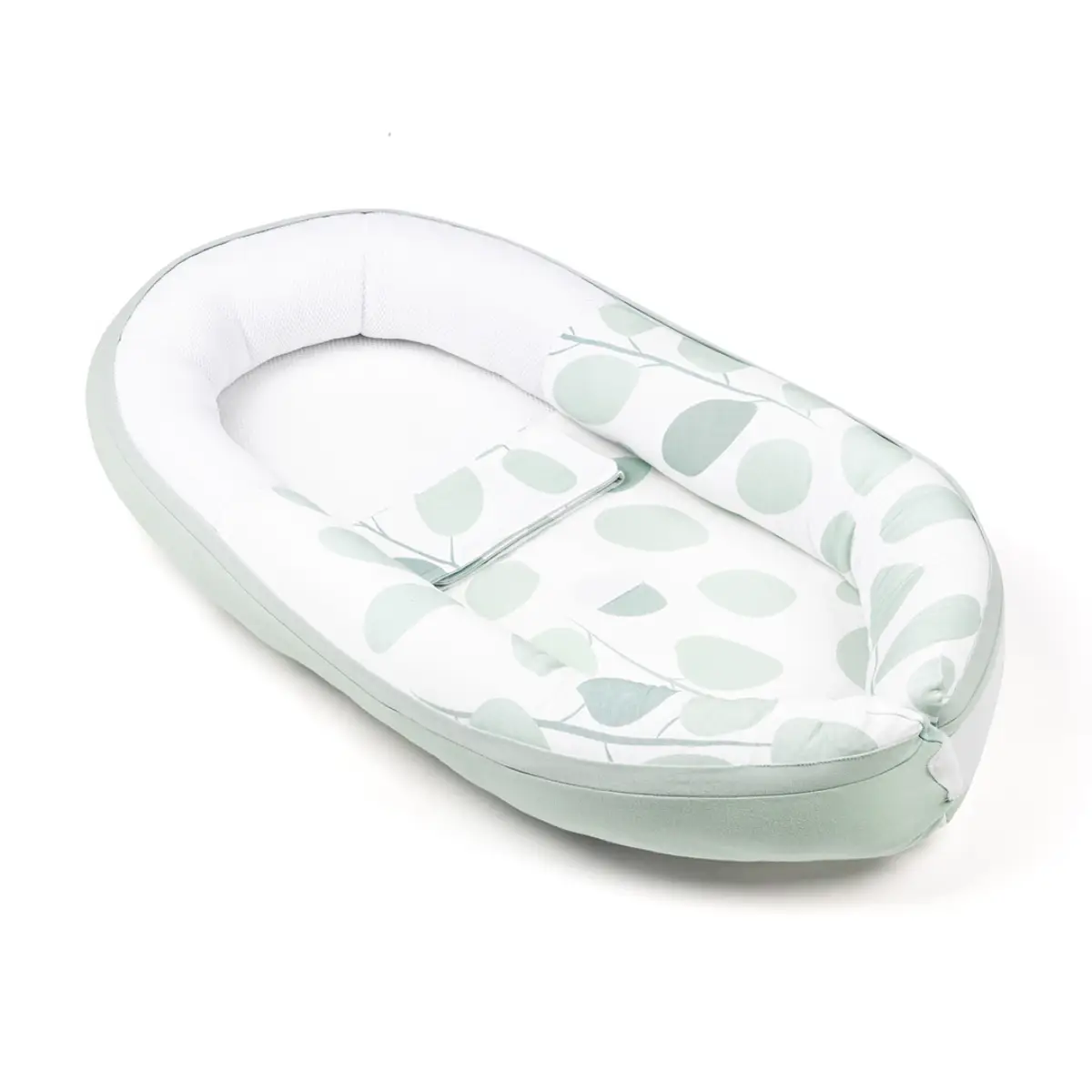 Doomoo babynest löv grön