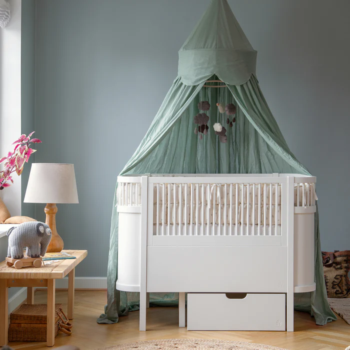 Sebra sänghimmel Cloud, Dusty Green