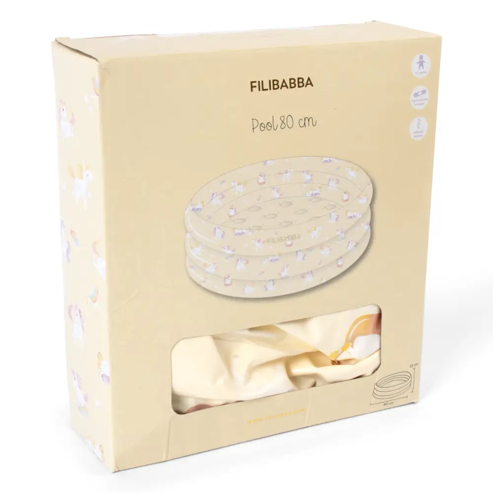 Filibabba pool 80 cm alfie – unicorn shores