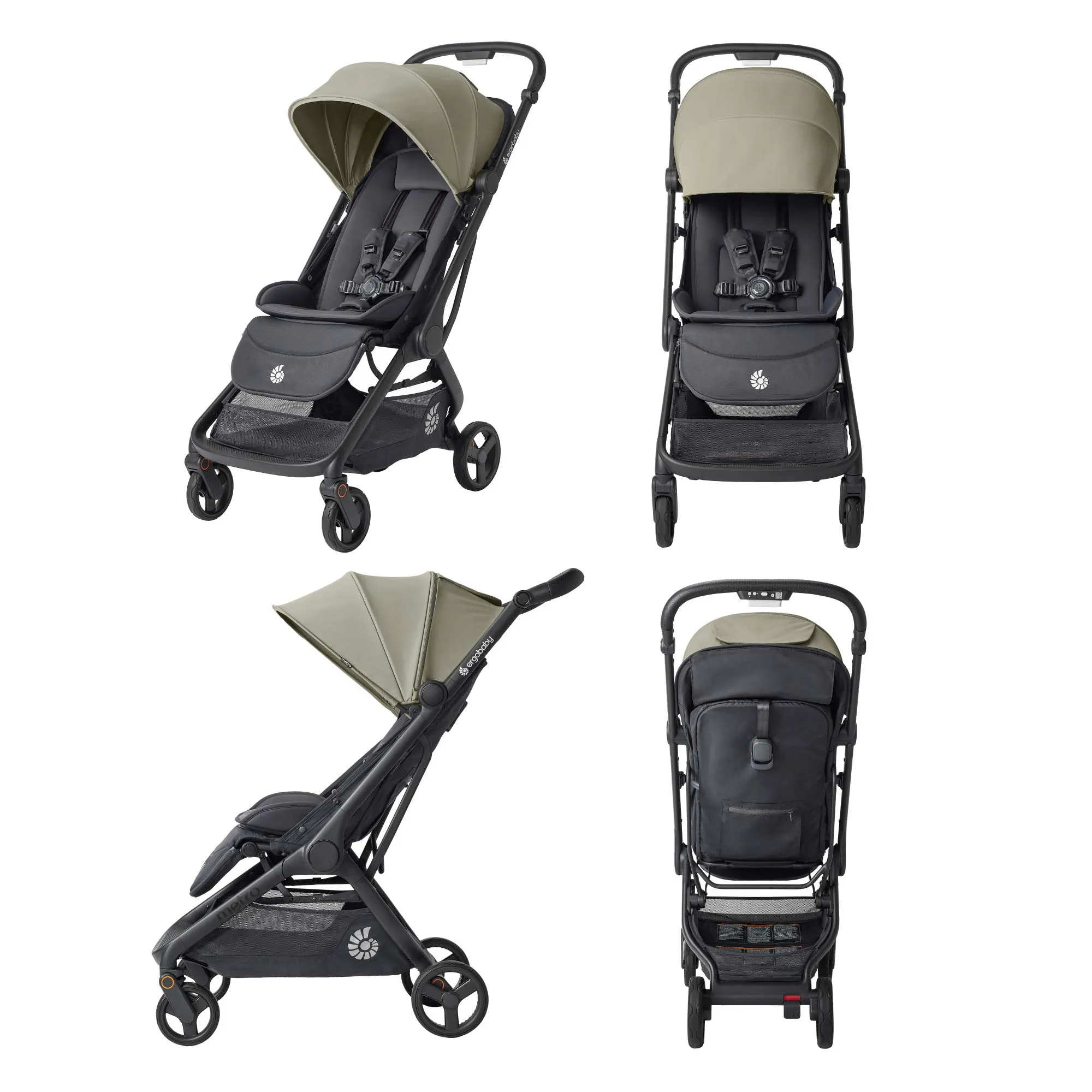 Ergobaby Metro 3 resevagn Soft Olive