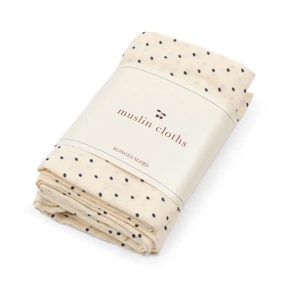 Konges Slöjd 3 Pack Muslinfiltar Gots Estate Dot