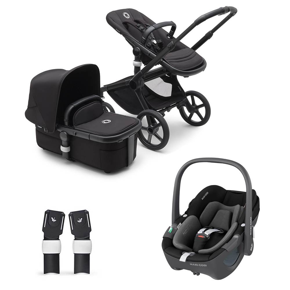 Bugaboo Fox 5 Paket & Maxi-Cosi Babyskydd