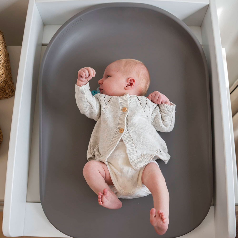 Filibabba Bobbie 2.0 Skötbädd Grey