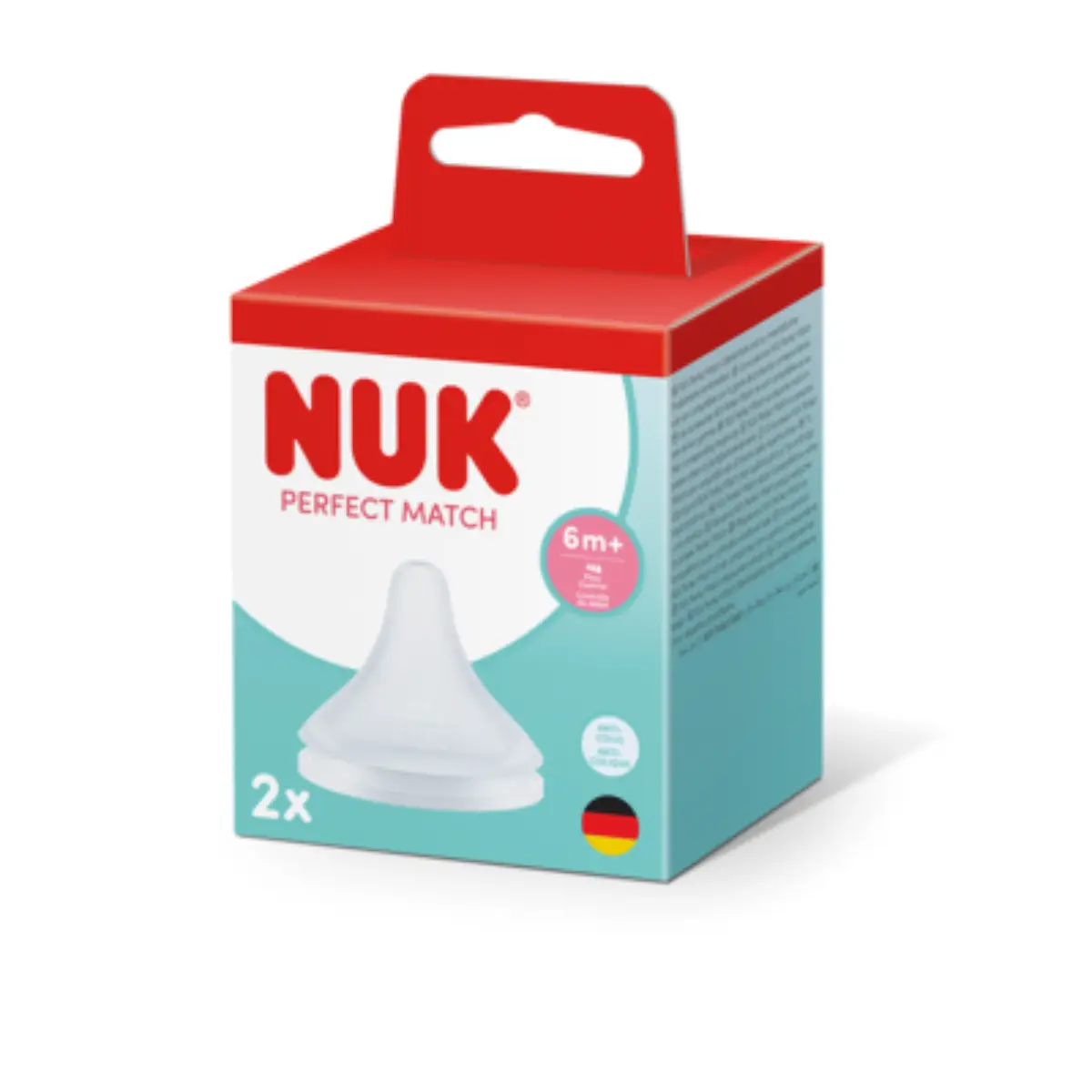 NUK perfect match dinapp, stl xl 6 mån+