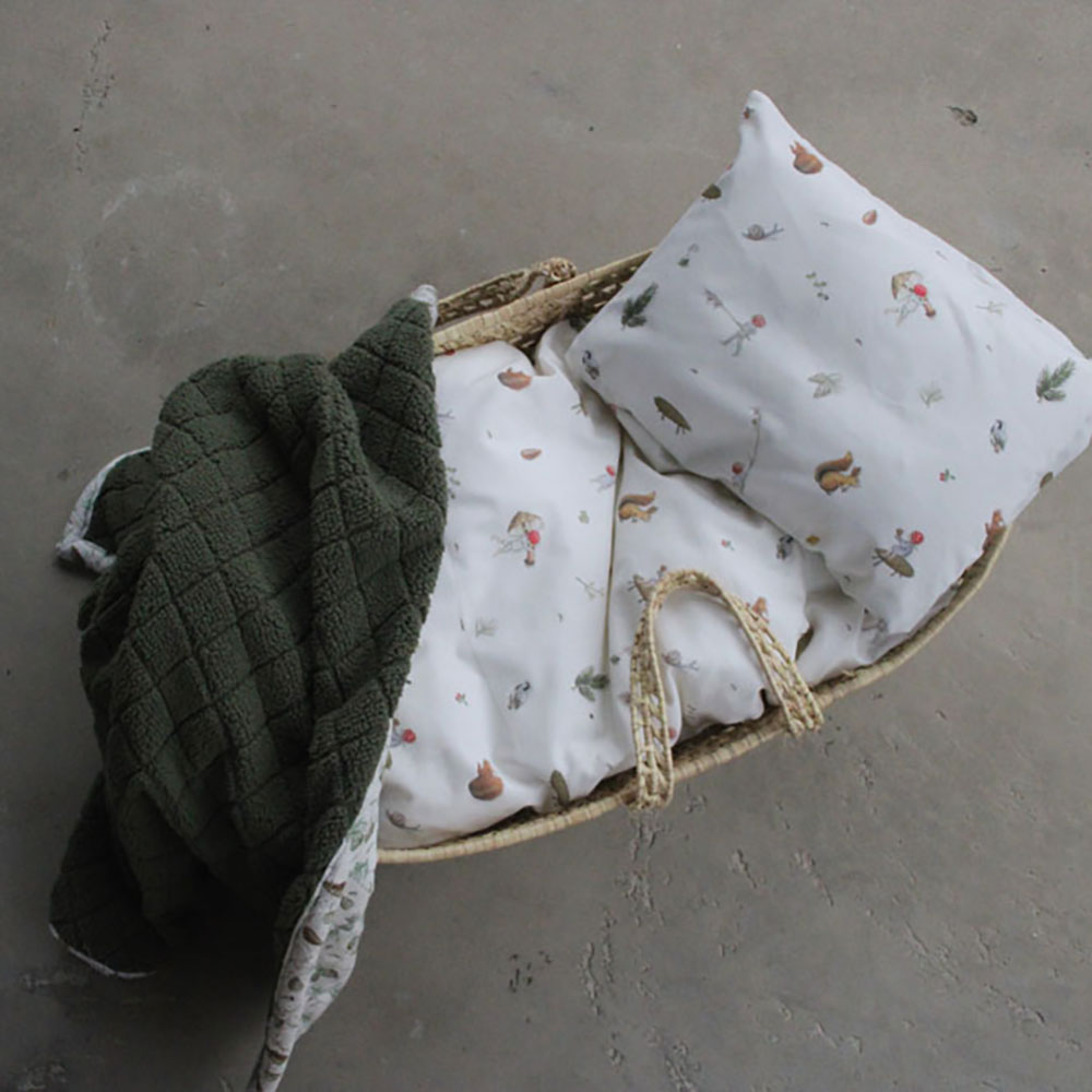 Rätt Start Beskow Tomtebobarnen Påslakanset vagn/vagga beige