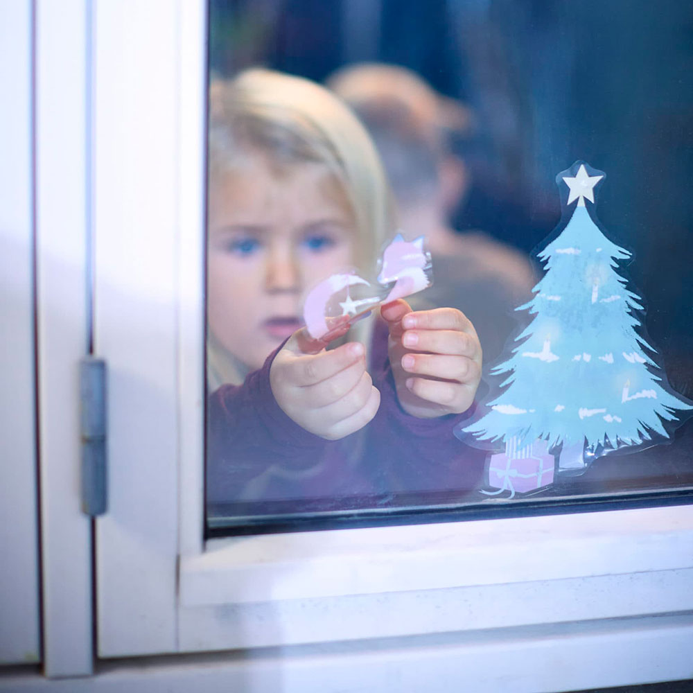Filibabba fönsterklistermärken Wonderful Winter Forest friends
