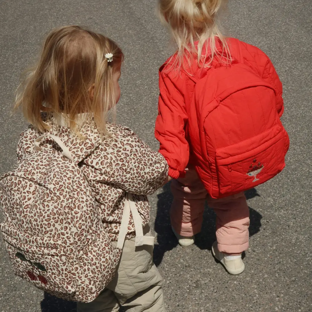 Konges Slöjd Juno Paljettryggsäck Red