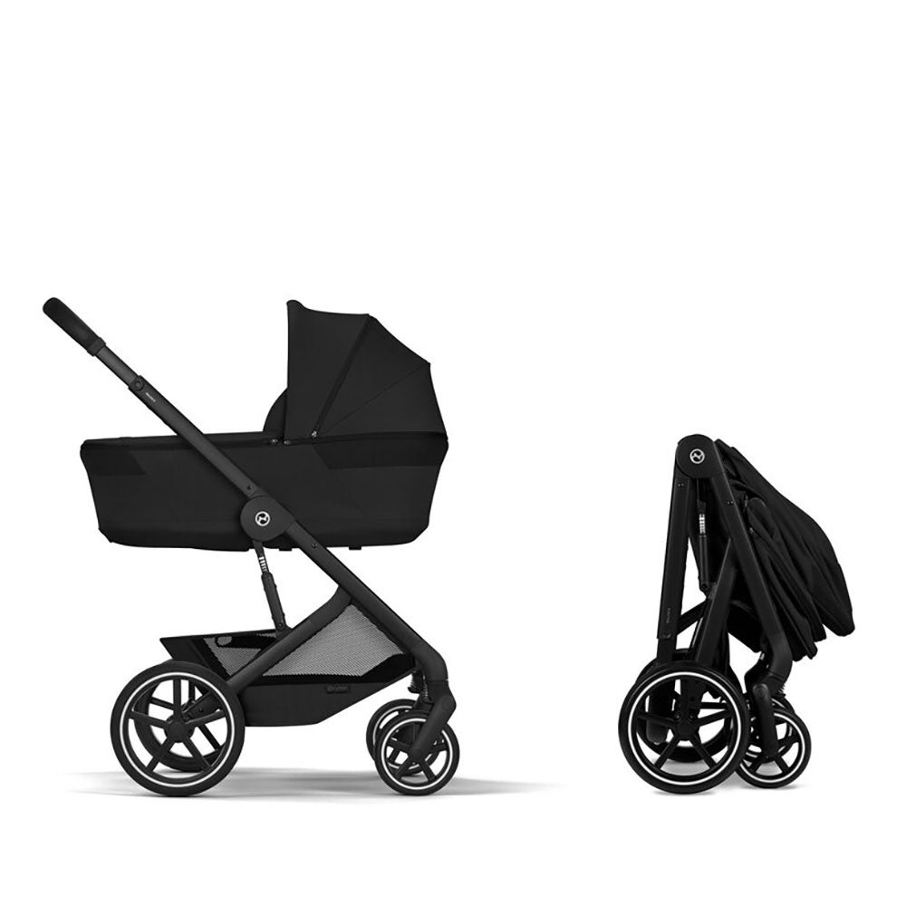 Cybex Balios s lux blk incl. hopfällbar liggdel moon black