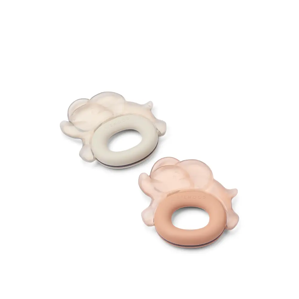 Liewood Rita Elephant Bitring 2-Pack Pale tuscany / Sandy