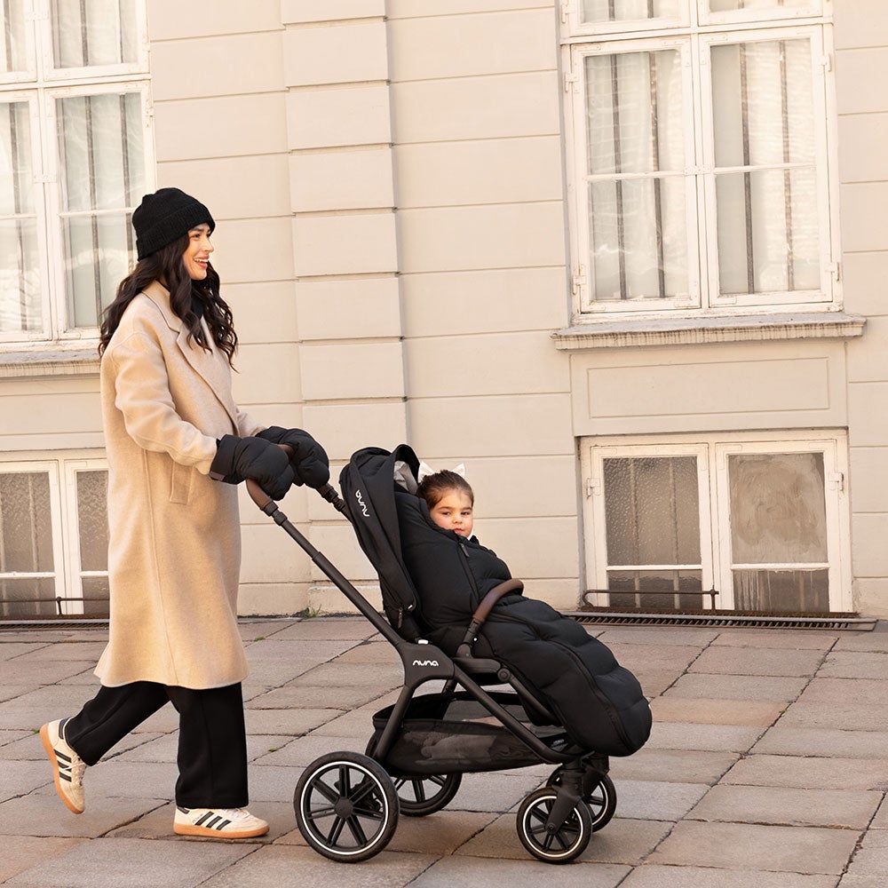 Nuna winter set åkpåse merino ull & handskar Chateau