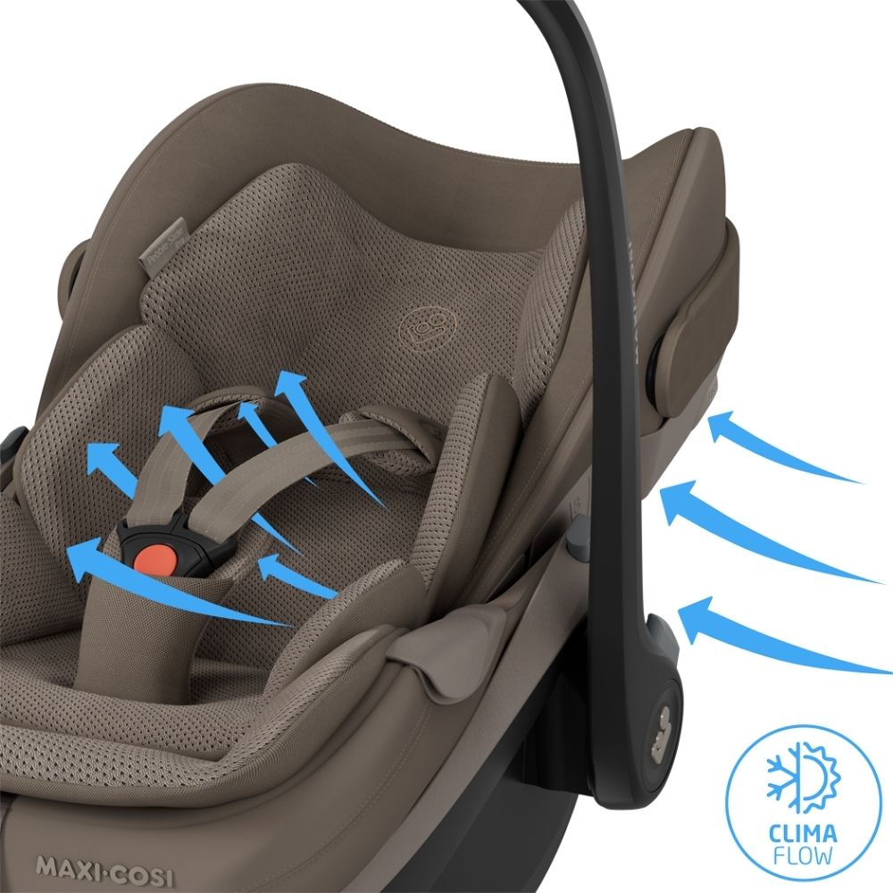 Maxi-Cosi Pebble Slide Pro Babyskydd Oak Truffle