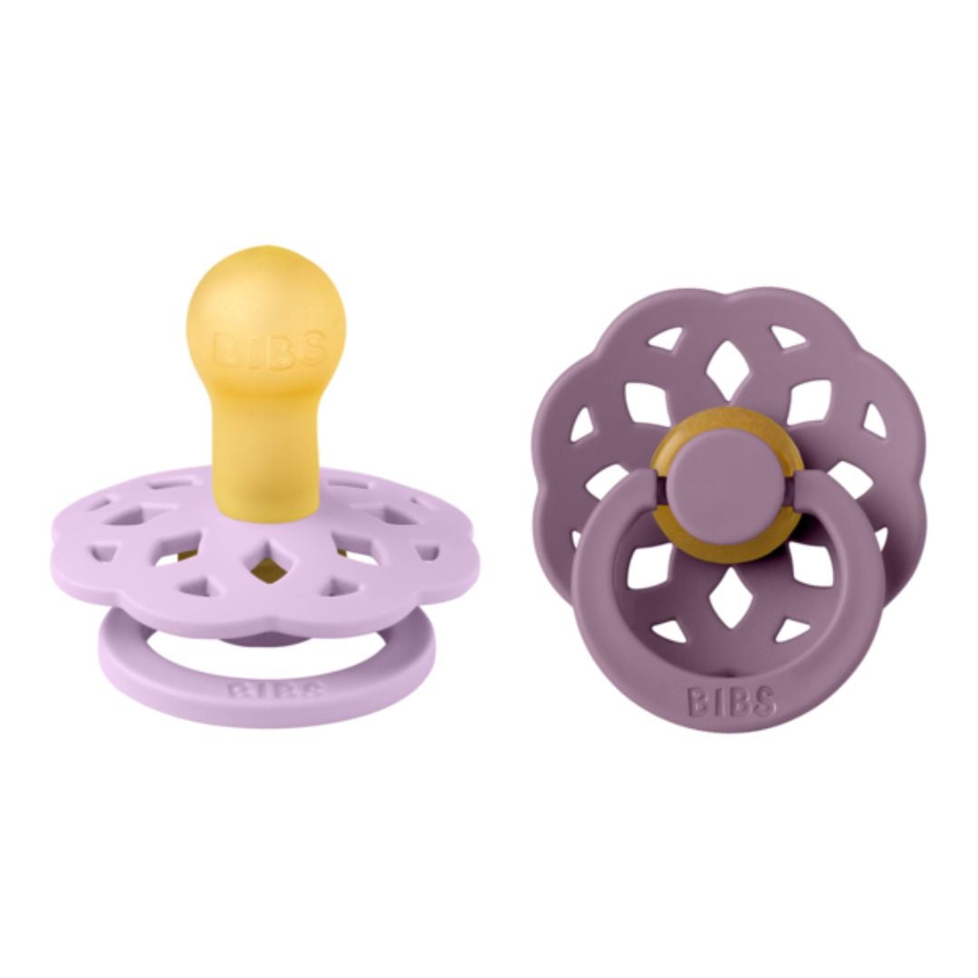BIBS napp Boheme 2-pack 0-6m Violet Sky/Mauve