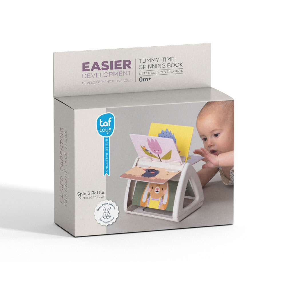 Taf Toys Tummy Time Spinning Book leksak