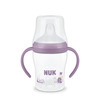 NUK perfect match nappflaska med handtag 150 ml, hippo 6 mån+