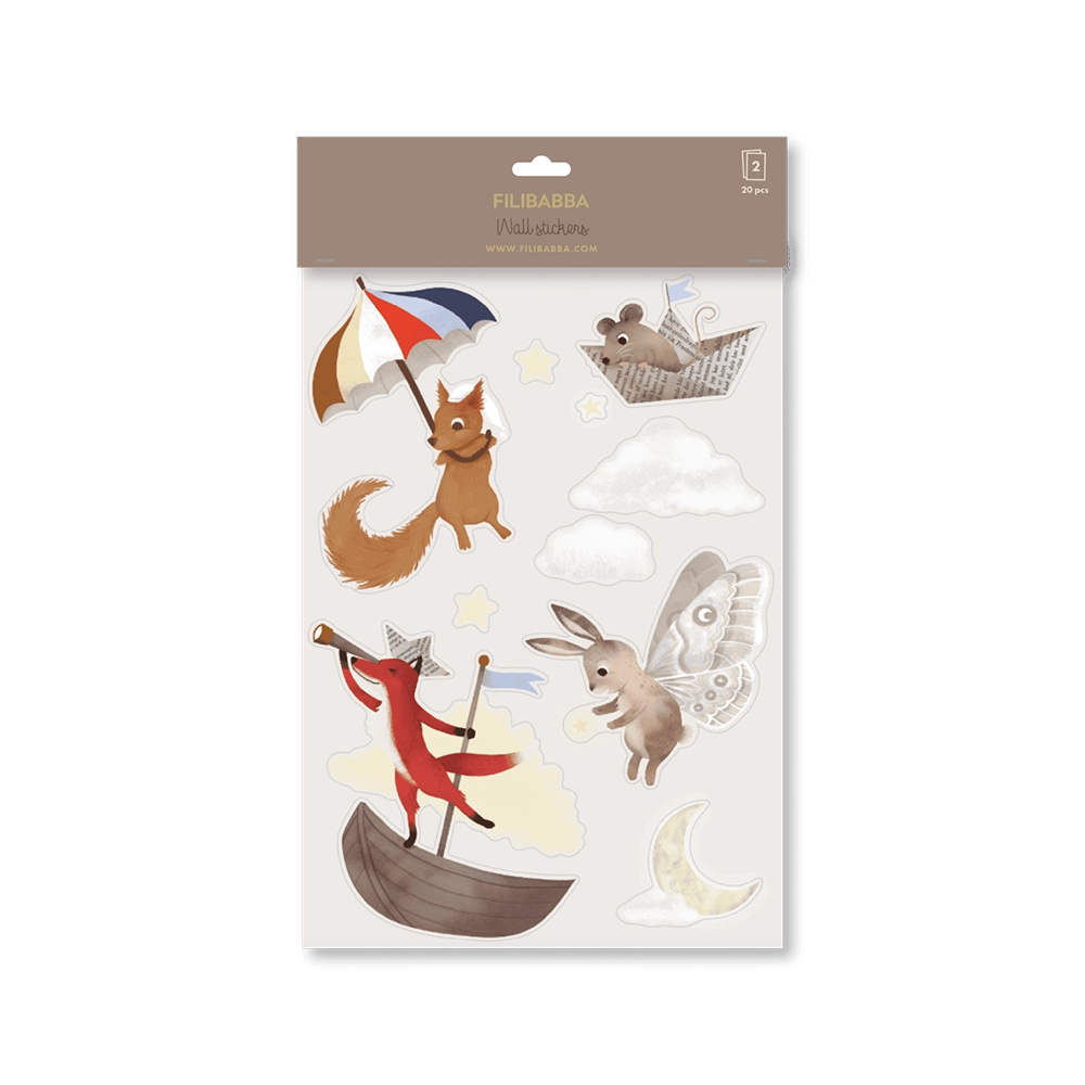 Filibabba väggdekoration Dreamy Adventurers